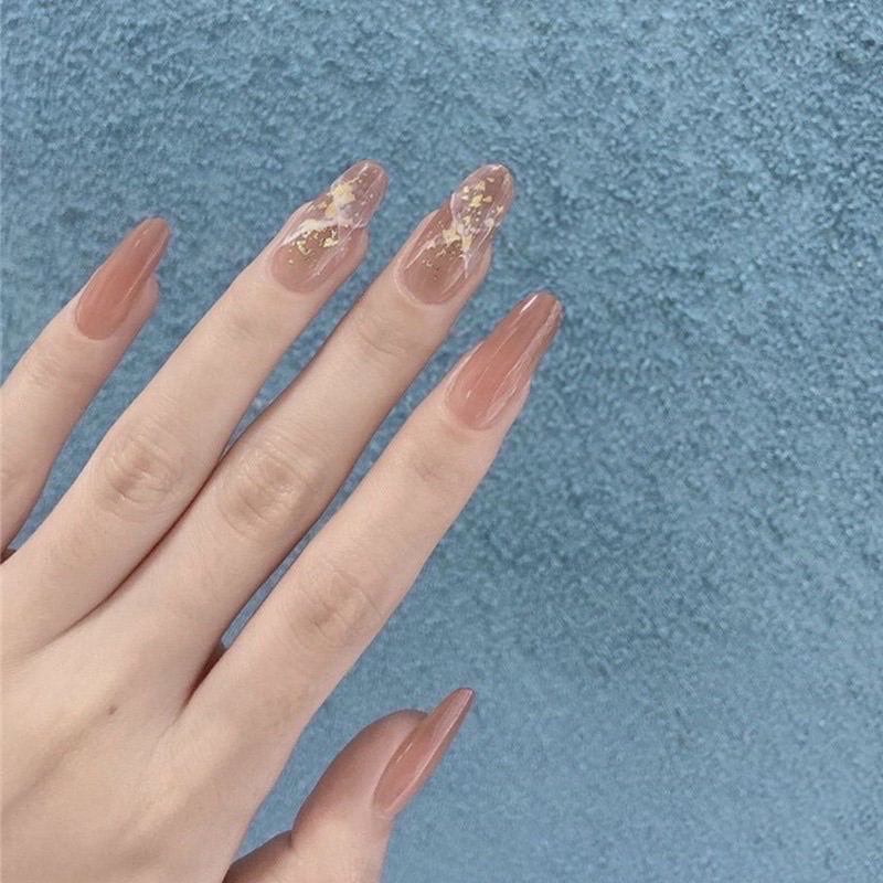 Kuku Palsu 【A186，lem cair】Nikah kuku Wedding False Nailart Pengantin Tangan