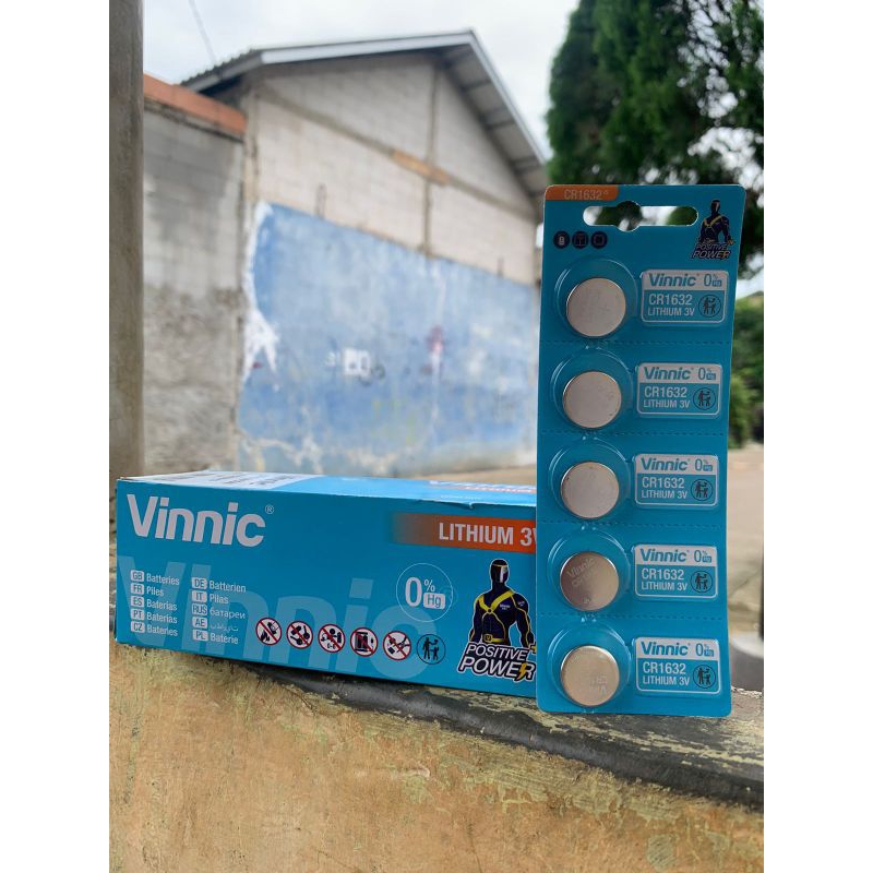 Batre baterai vinnic original CR1632 Lithium 3V