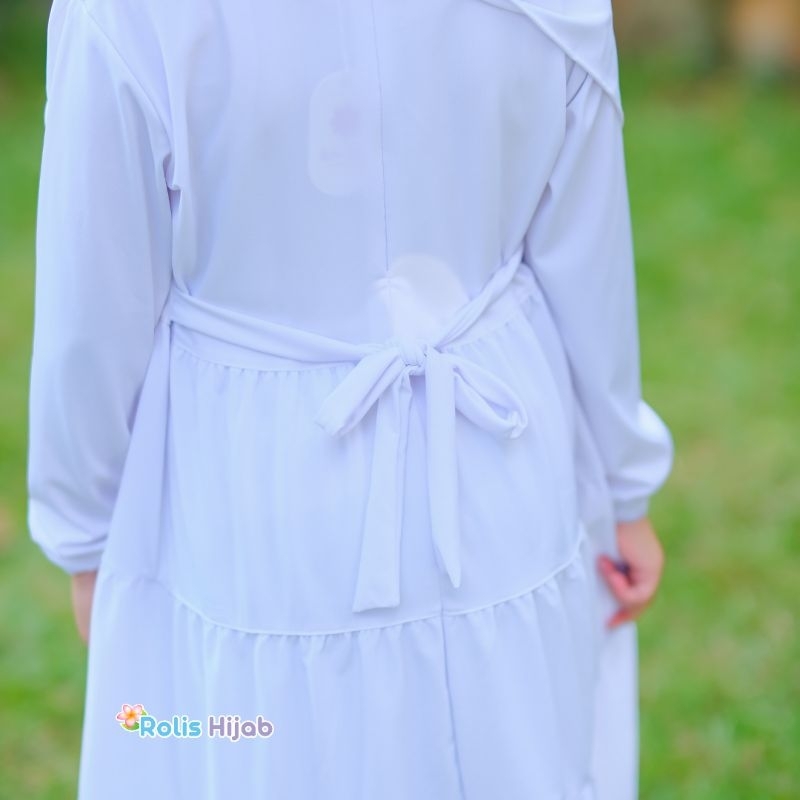 GAMIS MANASIK /GAMIS PUTIH/GAMIS ANAK PEREMPUAN