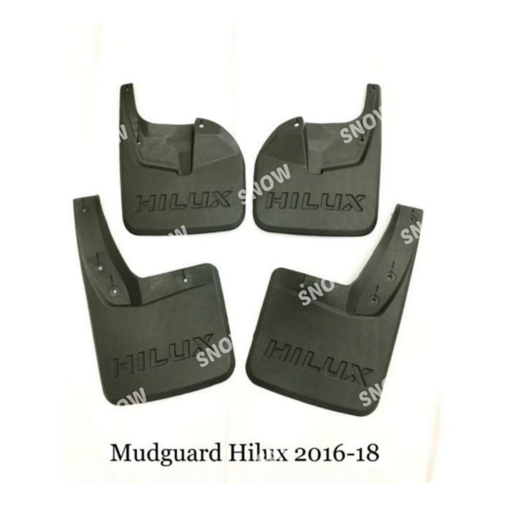 Mud Guard Hilux 2009 2011 2012 2015 2016 2017 2018 2019 Karpet Lumpur Hitam