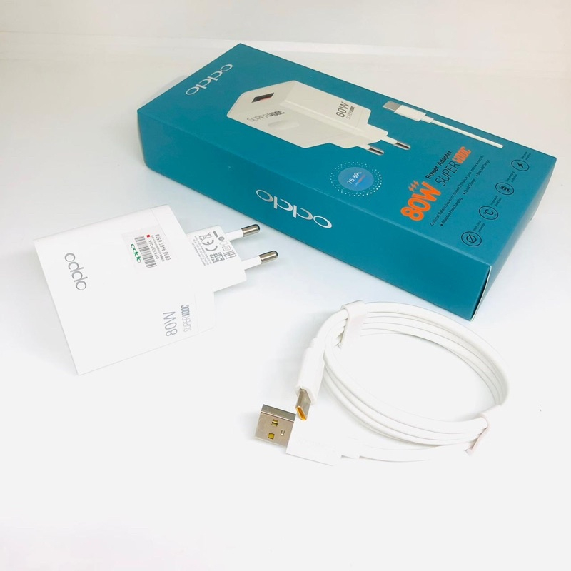 CHARGER OPPO RENO 8 5G A77S MICRO TYPE C CHARGING CASAN 80W TC SUPER VOOC 100% ORIGINAL