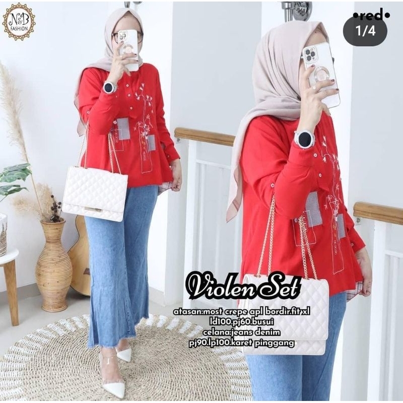 Setelan celana violen set