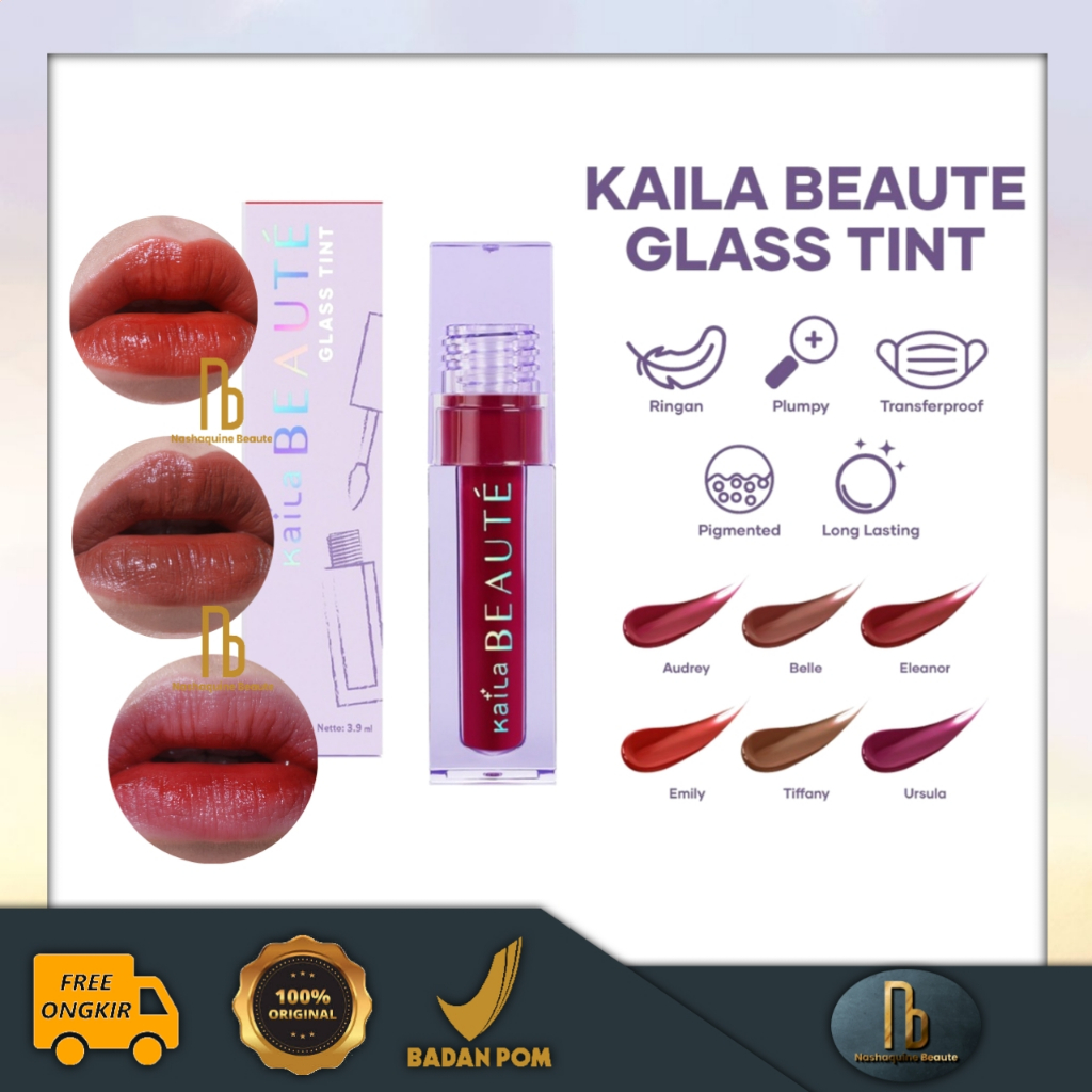 Kaila Beaute Glass Tint - Liptint Awet Transferproof