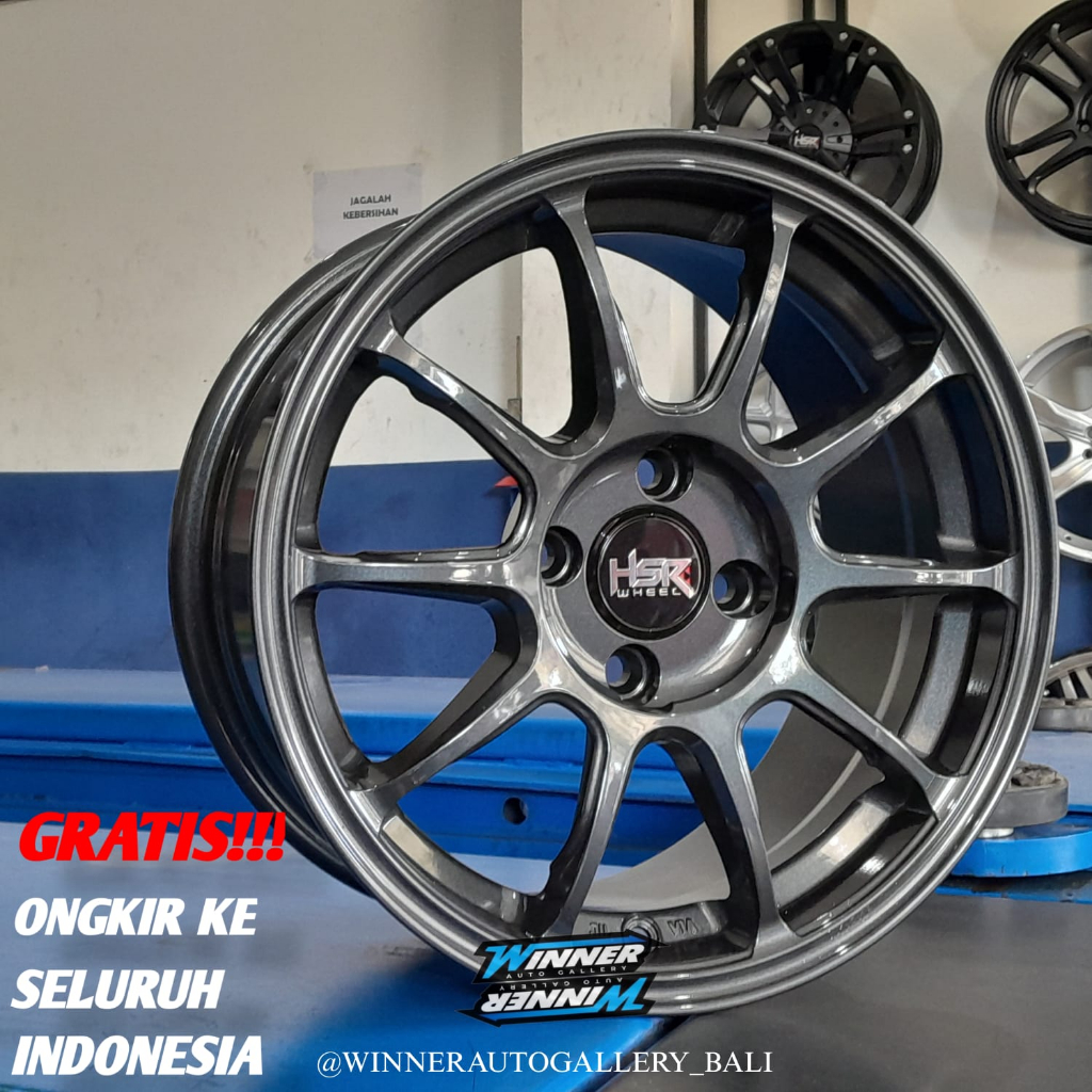 Velg Racing Mobil Honda Brio Ring 15 - Velg Hsr Zero Pcd 4X100