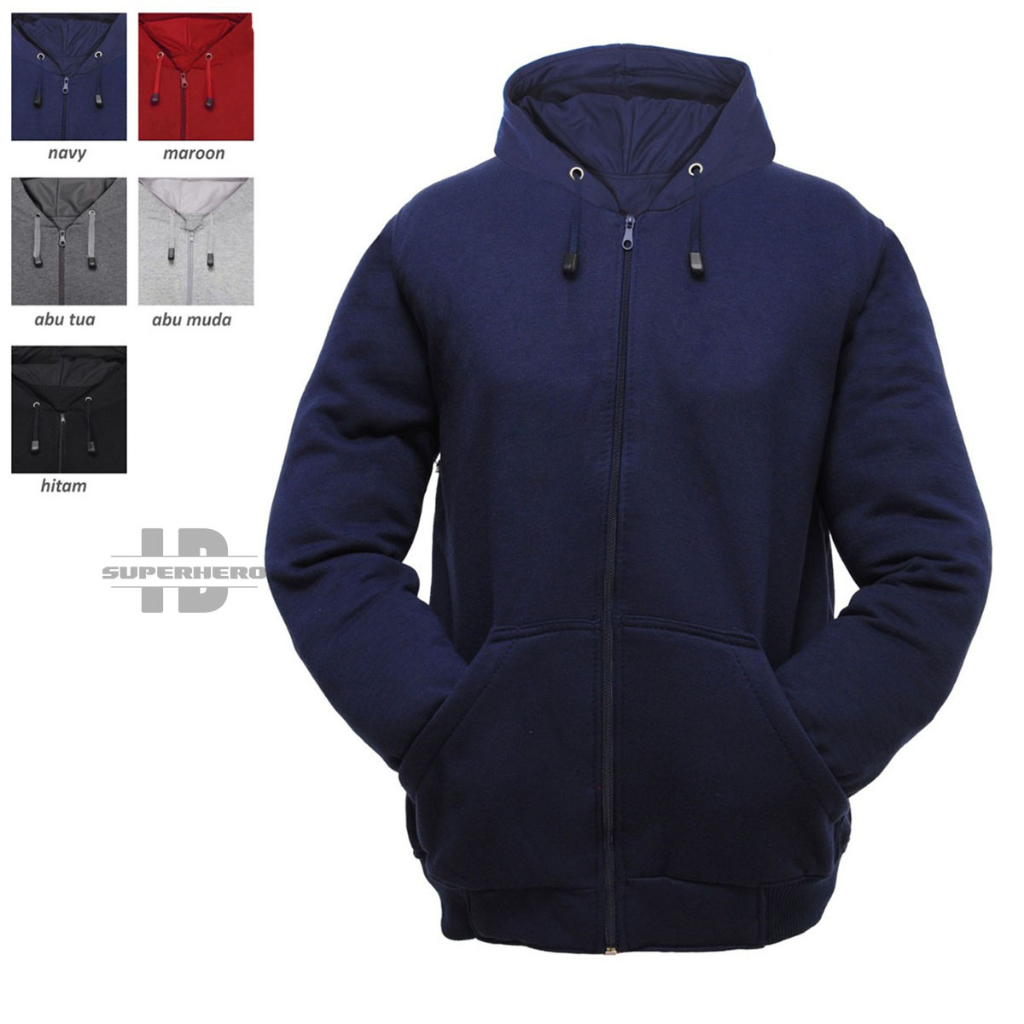 JAKET HOODIE PRIA WANITA JUMBO 5L JAKET POLOS COWOK CEWEK DEWASA IMPORT KOREA WEATER BIGSIZE MURAH