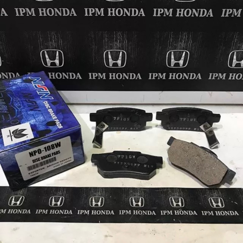 43022 SR3 Brake Pad Kampas Rem Belakang Honda Civic Genio Ferio City Type Z Jazz GD3 City GD8 VTEC RS GE8 GM2