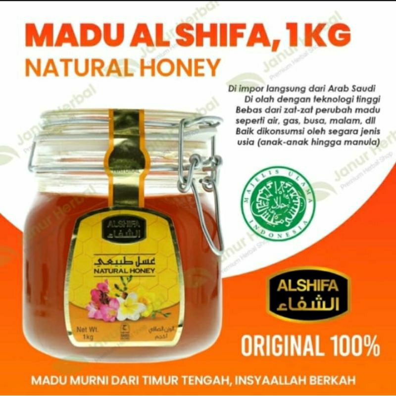 

madu alshifa 1kg kemasan kawat original