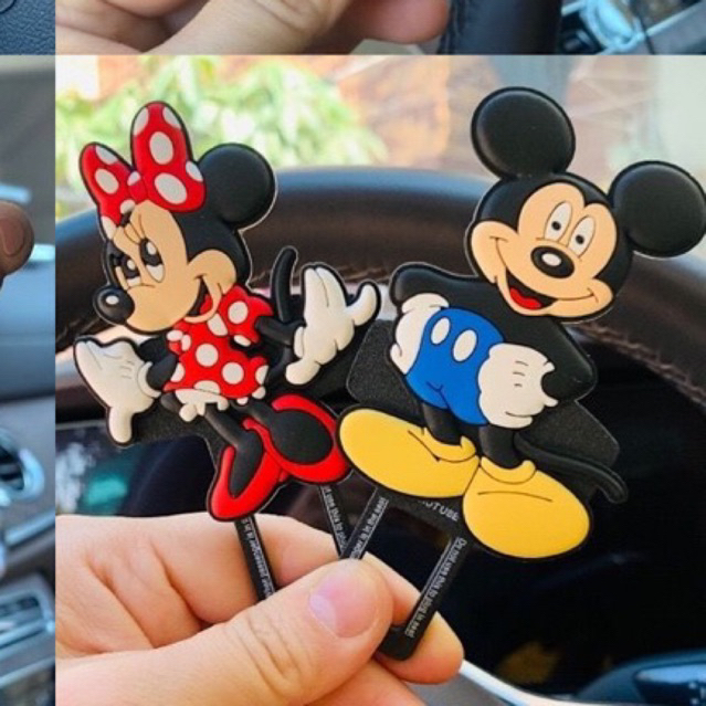 colokan seatbelt 1 pcs mickey minnie