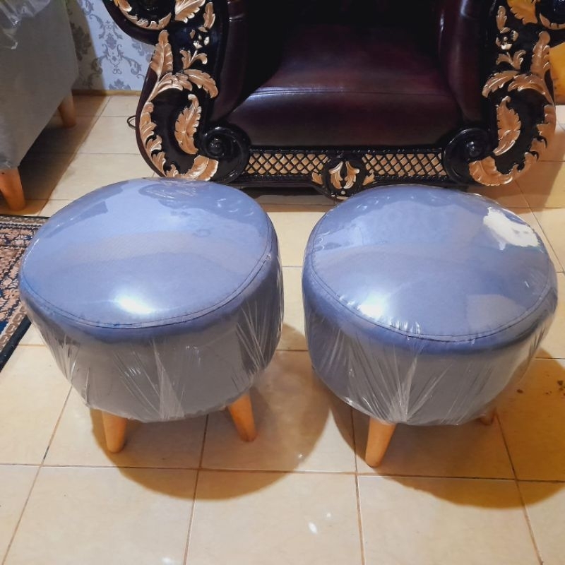 Sofa Stool Bulat Kecil