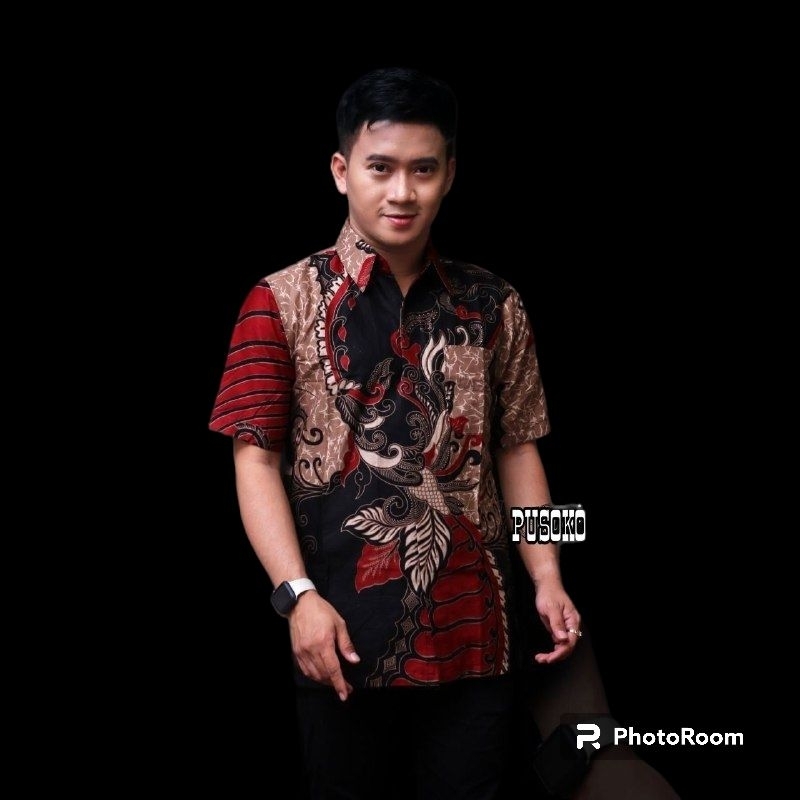 batik pria kemeja batik pria lengan pendek size m l xl xxl terlaris