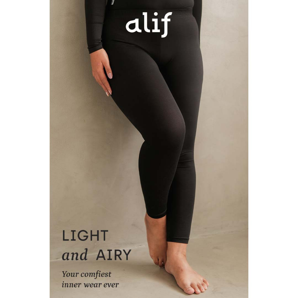 ALIF HALIMA LEGGING - BLACK ( LEG-001BL )