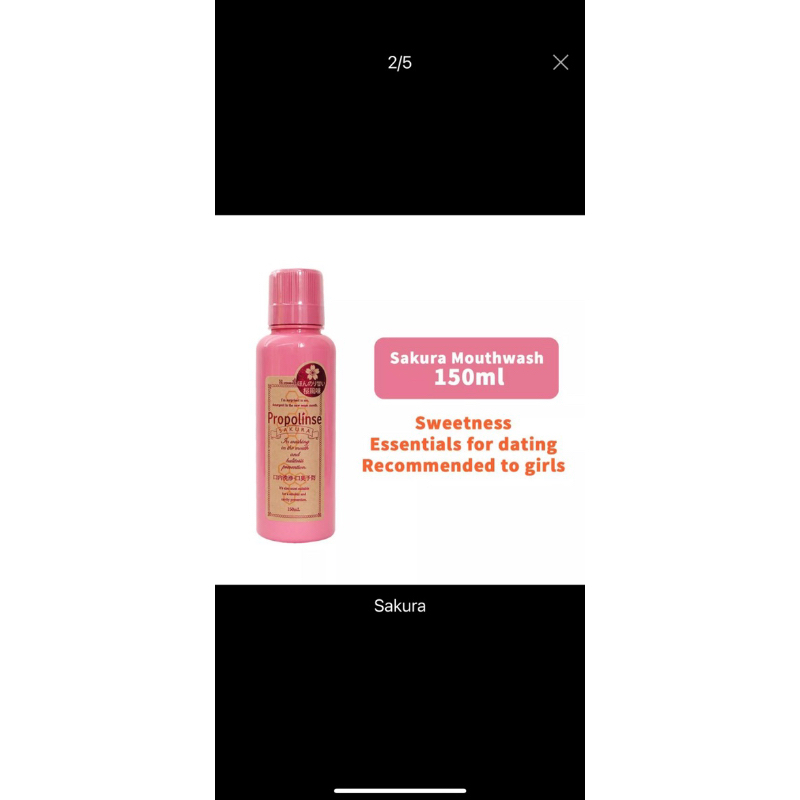 Propolinse Obat Kumur Original Mouthwash 150 ml Asli Jepang