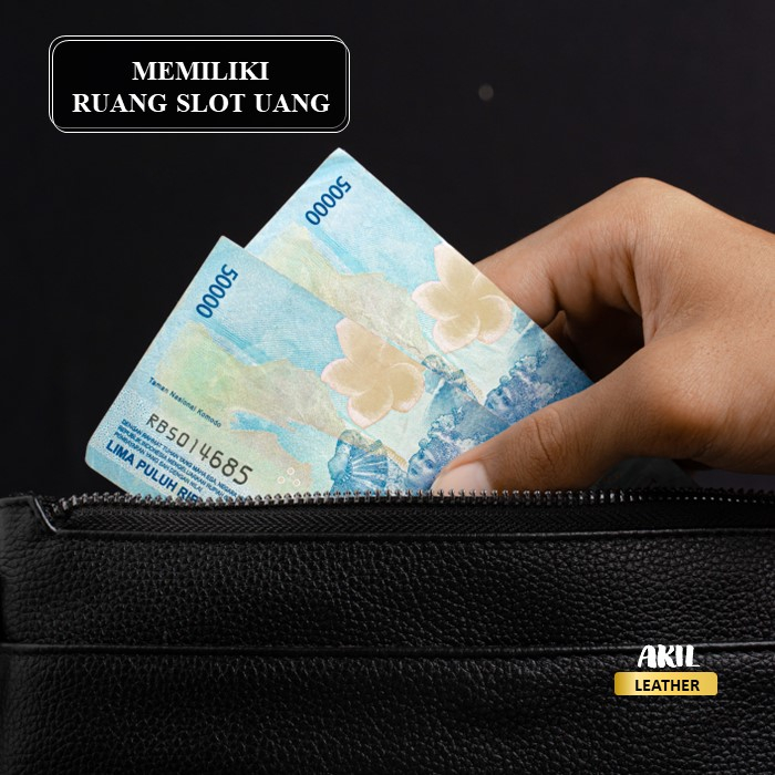 Hand Bag Tas Tangan Clutch Kulit Pria Cowok Branded Wanita Cewek Egls Eros Leather Handbag Bahan 100% Kulit Sapi Asli Original Premium