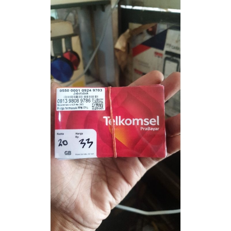 perdana telkomsel 20gb