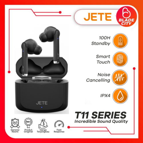 JETE TWS T11 Earbuds Headset Bluetooth 5.1 - Garansi Resmi 2 Tahun