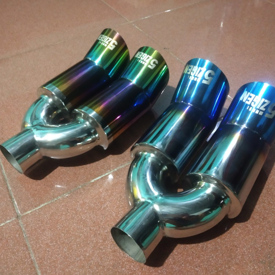 knalpot racing mobil 5 zigen pelangi