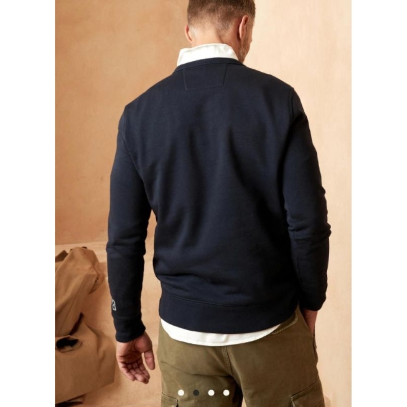 BR logo navy SWEATSHIRT