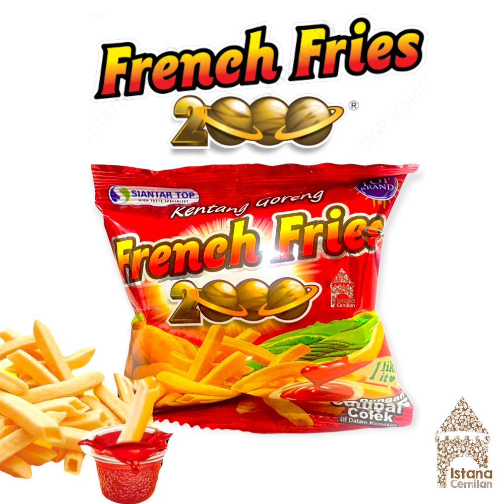 French Fries 2000 14 Gram. Chiki Kentang Goreng Saos Sambal