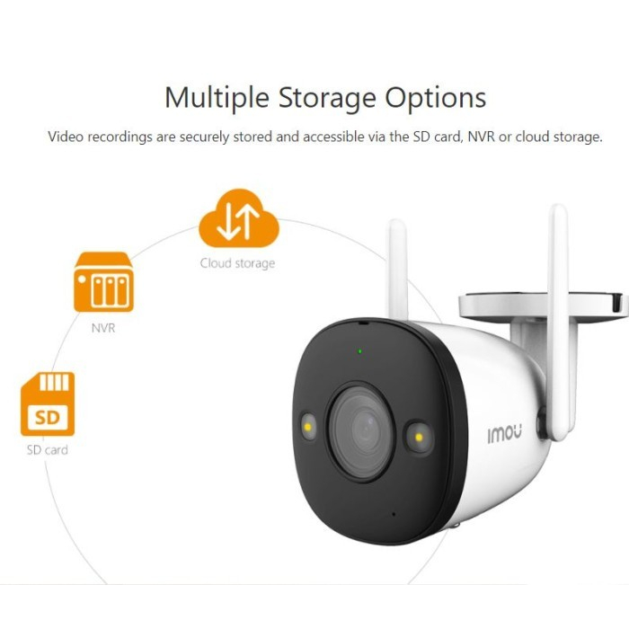 CCTV IMOU Bullet 2 PRO 4MP Smart IP Camera Full Colour Night Outdoor GARANSI RESMI | kamera CCTV