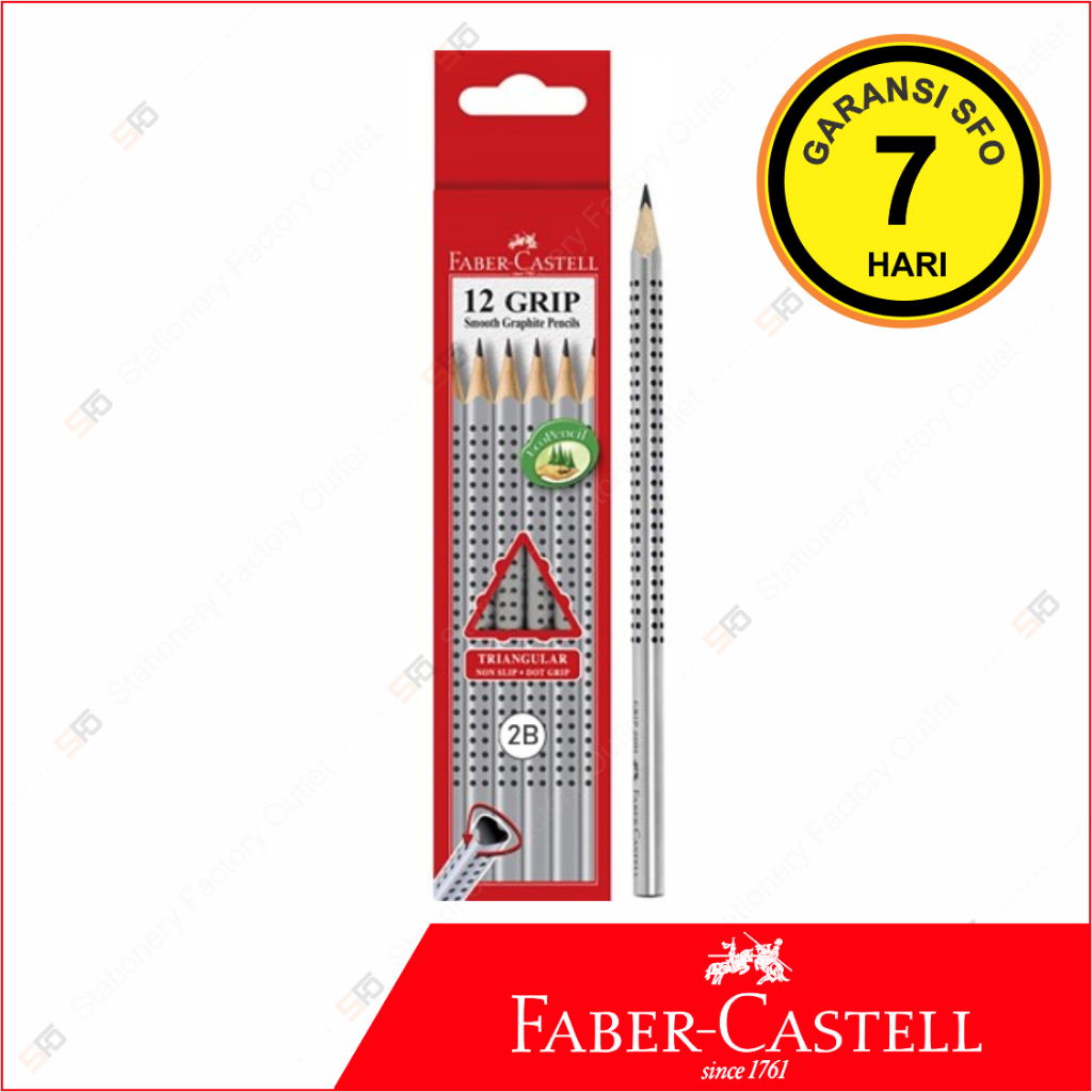 

Pensil Grip Faber Castell 2B - SFO Semarang Official