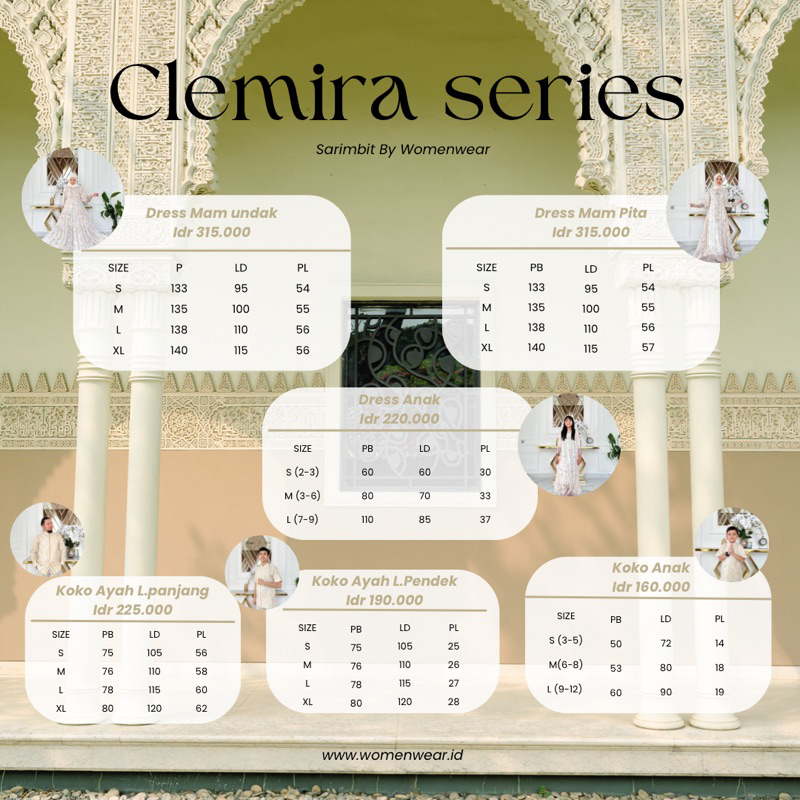 CLEMIRA SERIES (soft pink)