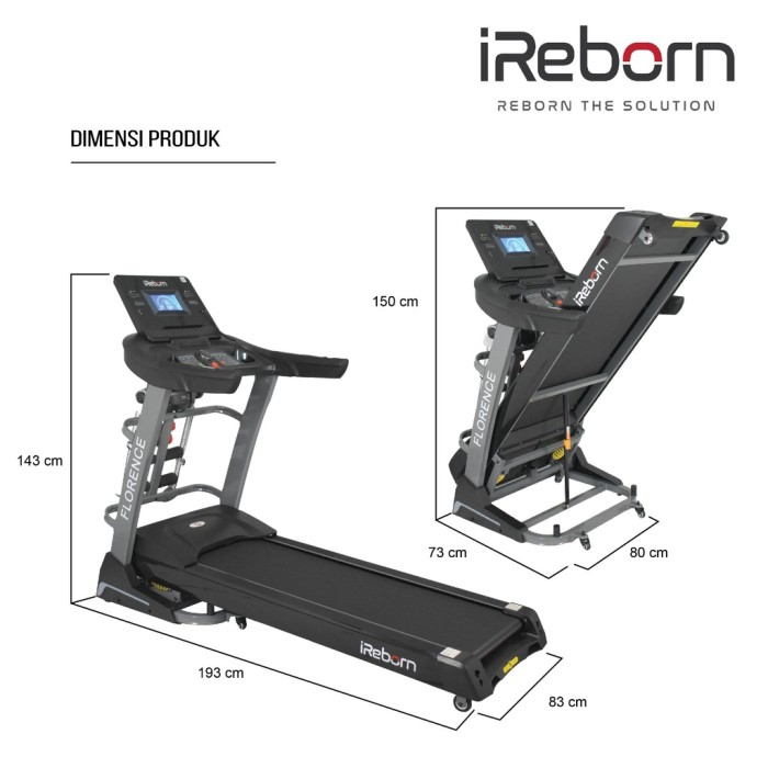 Alat Fitness Treadmill iReborn Florence