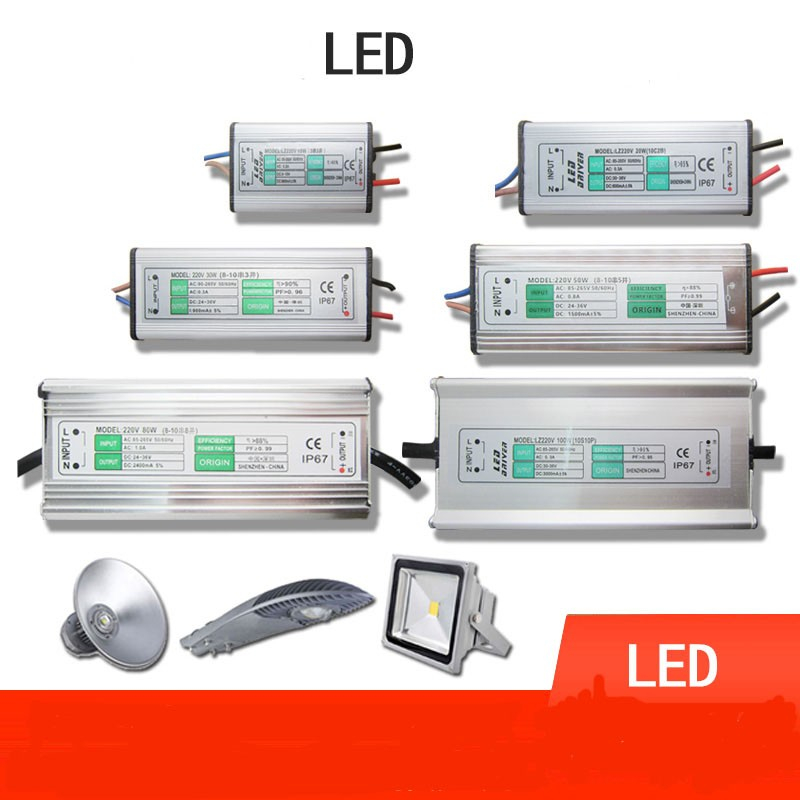 LED DRIVER high voltage waterproof 100W