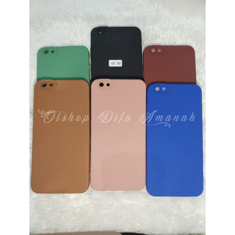 CASE VIVO V5 SOFTCASE SLIKON CASING PRO CAMERA MACARON