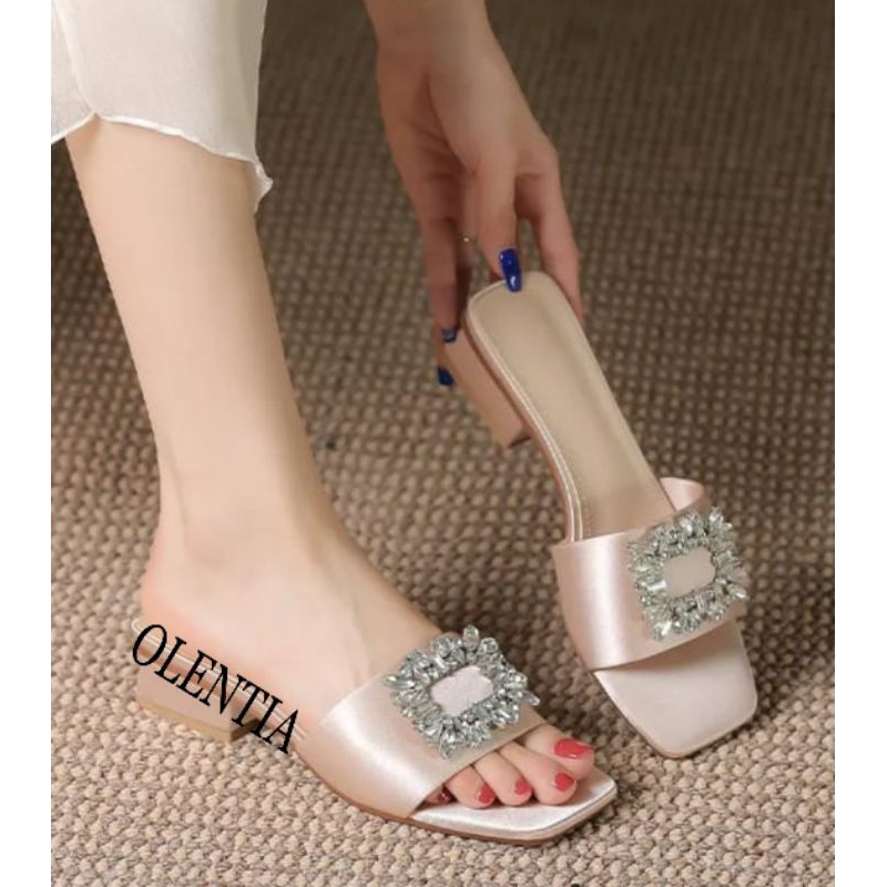 Sendal wanita heels 3cm KL 12