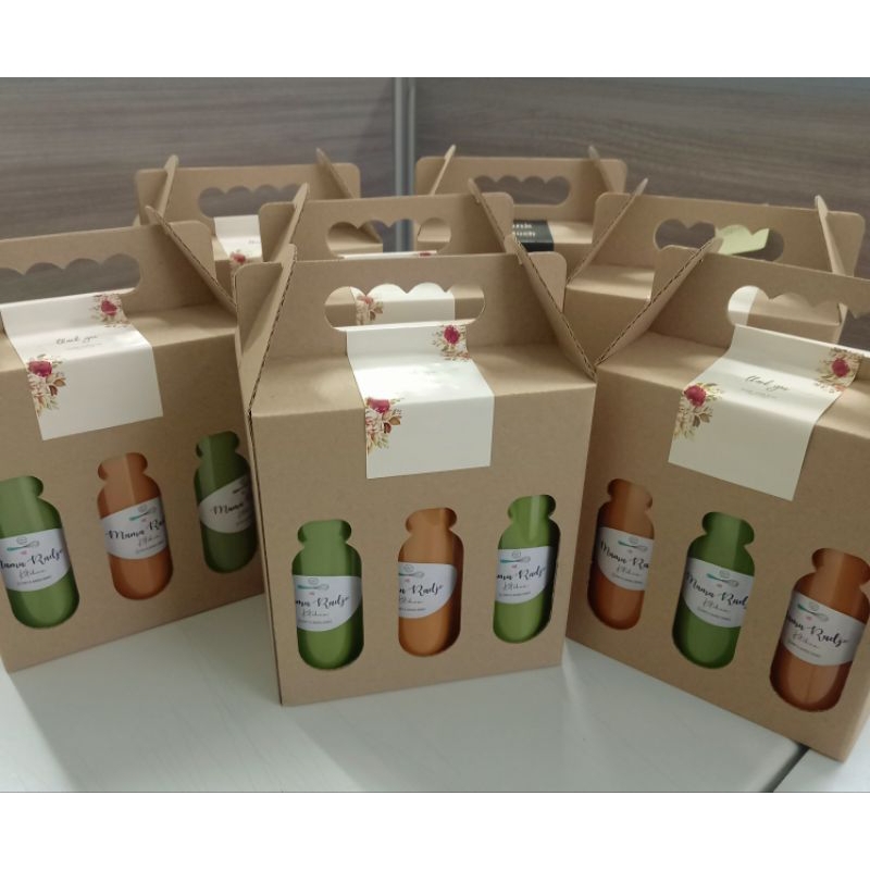 

Hampers thaitea/greentea (isi 6 botol @250ml boleh mix rasa/1 rasa)