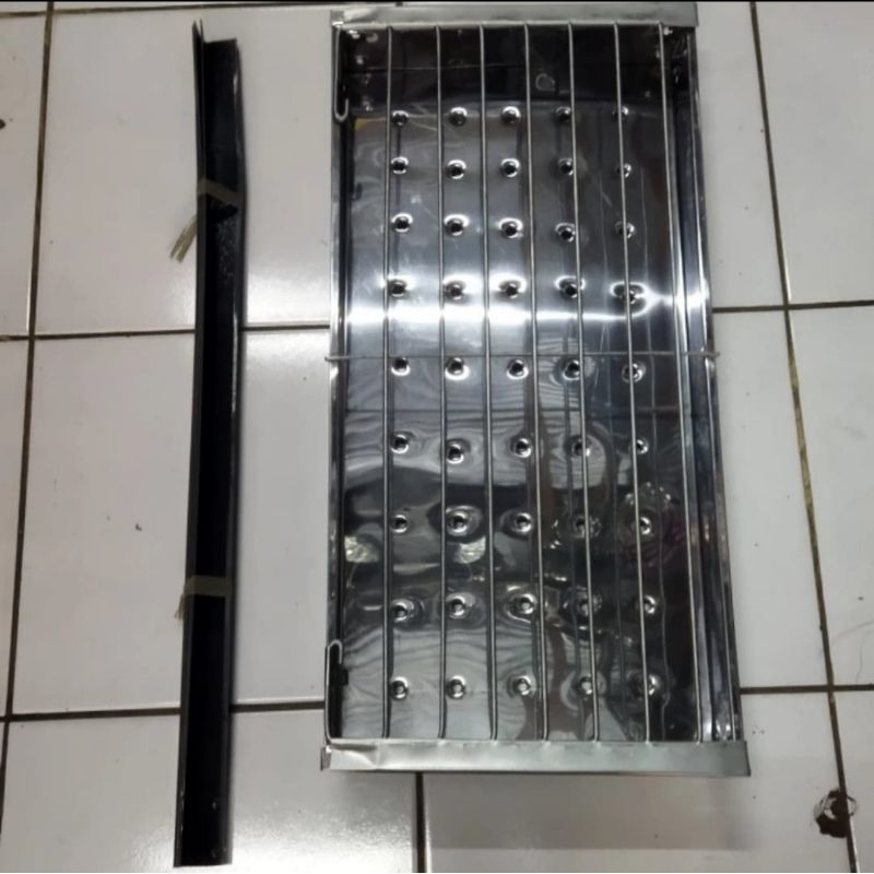 Bakaran sate arang/Bakaran kaki  stainless ukuran jumbo