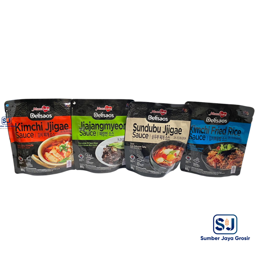 

MAMASUKA DELISAOS JAJANGMYEON/KIMCHI FRIED RICE/SUNDUBU JJIGAE/KIMCHI JJIGAE 80 GR