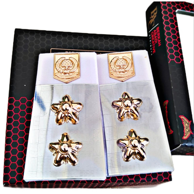 pangkat pdh lurah terbaru baju putih original bac atribut