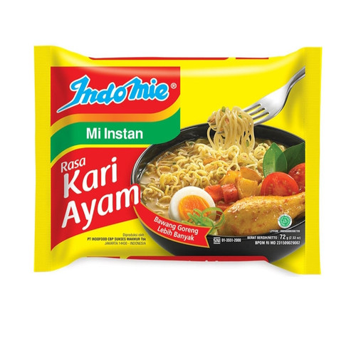 

INDOMIE KARI AYAM 72 GR AYES TOSERBA