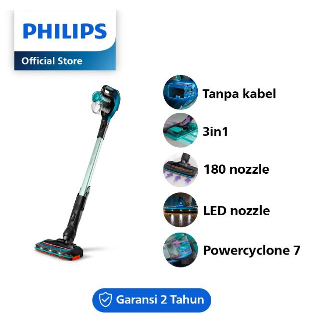 Vacuum Cleaner Philips Cordless Stick Fc6728 Mop Fc-6728 Top MOTOR