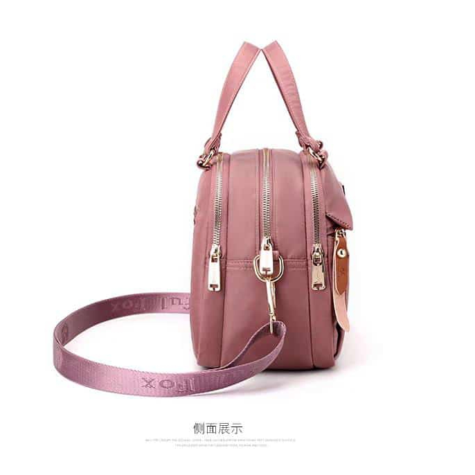 (PINK_IMP)  Colorfull New Import Tas fashion Wanita. 20x25 Detail Full brand emboss 5 ruang