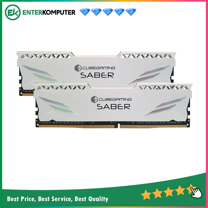 CUBE GAMING Saber DDR4 3200MHz PC25600 Dual Channel 32GB (2x16GB)