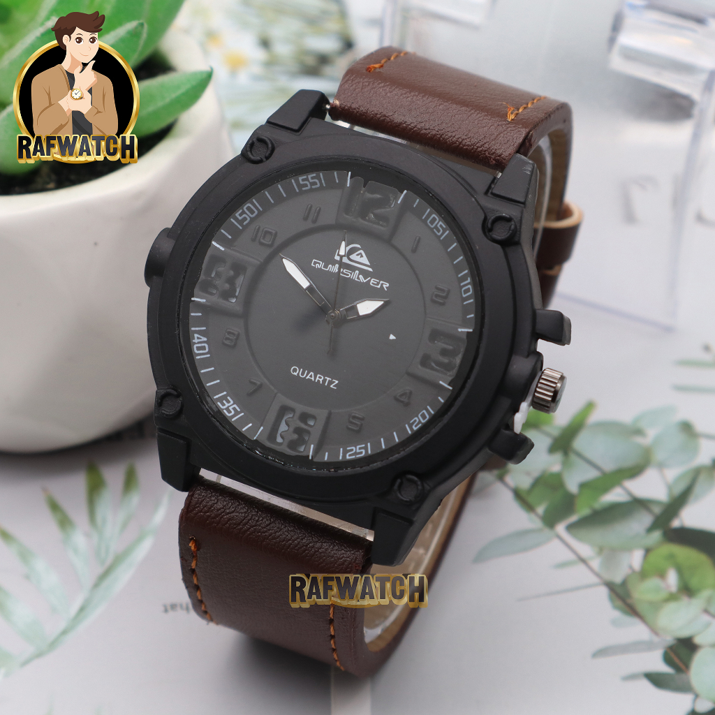 Jam Tangan Pria Kulit Sporty