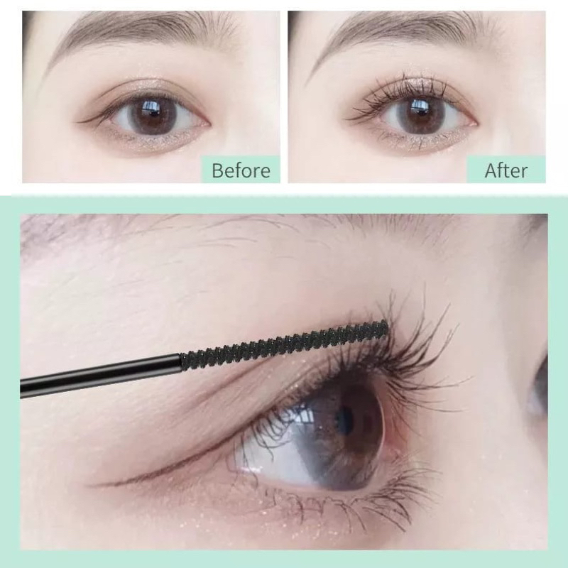 REAL INSTANT TERCEPAT LAMEILA MASCARA BIRU TOSCA WATERPROOF PEMANJANG PELENTIK &amp; PENEBAL BULU MATA