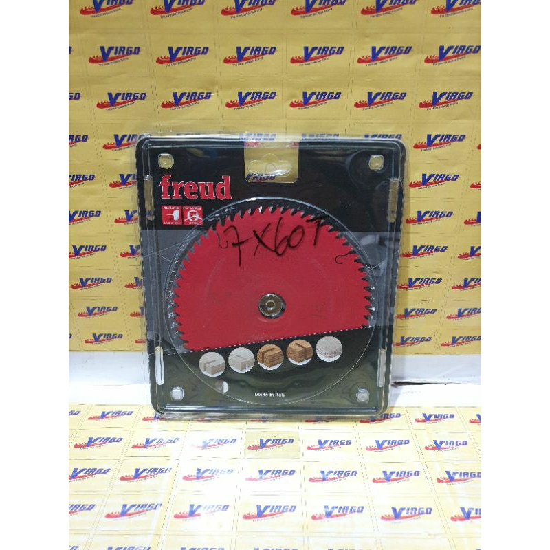 FREUD 7X60 MATA PISAU GERGAJI BULAT POTONG  CIRCULAR SAW BLADE TCT 7" X 60T ITALY ITALIA 7 INCHI