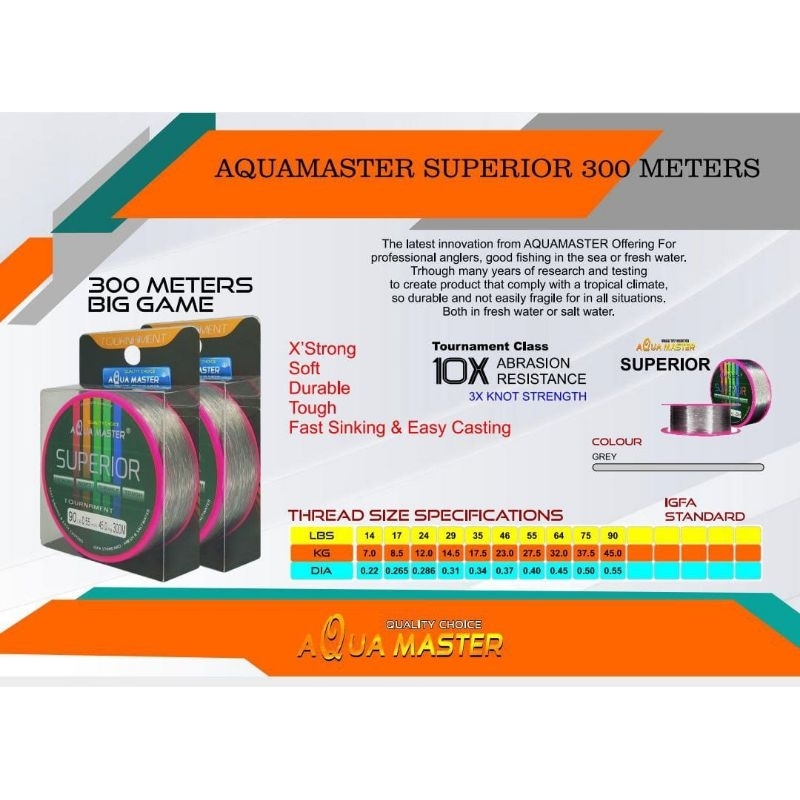 SENAR AQUA MASTER SUPERIOR 300M