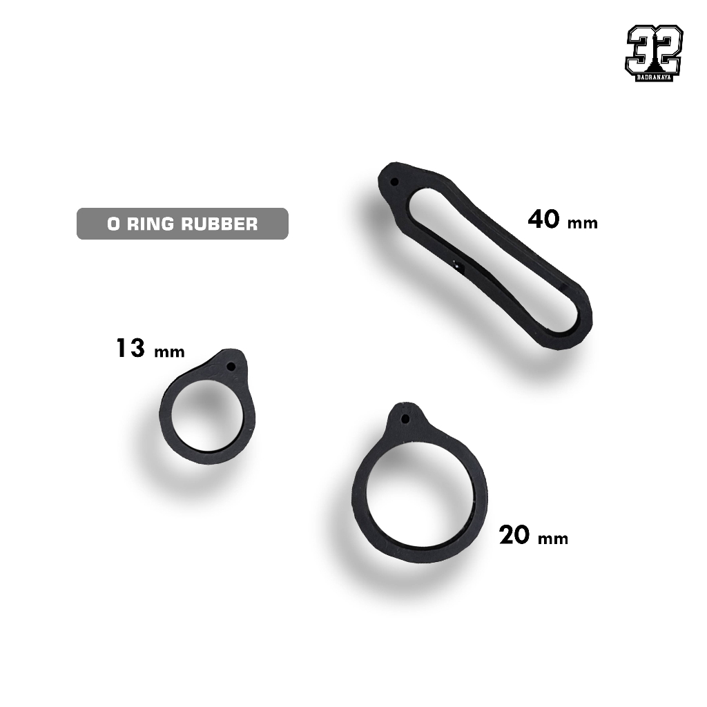 

Karet O Ring (3 pcs) ukuran 13mm, 20mm, 40mm / Karet Lanyard / Karet O Ring Rubber #correct