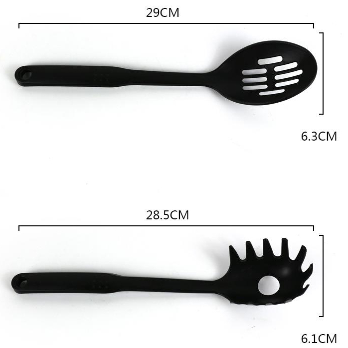 HZSUM Set Spatula isi 6 pcs cooking set accessories kitchen Silikon Perlengkapan Masak Utensil Set