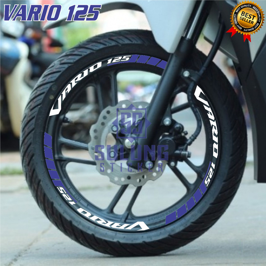 Stiker Velg Motor Vario 125 Cutting Sticker Variasi Pelk Termurah