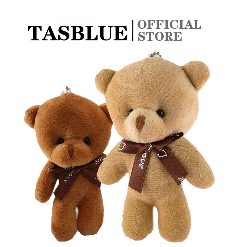 TASBLUE  Hadiah kecil boneka beruang mewah beruang liontin/boneka gantungan kunci/tas sekolah anak ornamen  N05