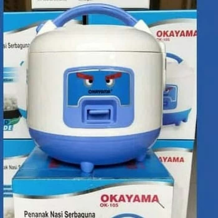 Rice Cooker / Magicom / Magic Com Okayama 1 Liter 3in1 / 3 in 1-OK 105 memasak daan menghangatkan