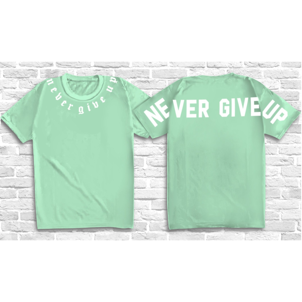 KAOS OVERSIZE NEVER GIVE UP