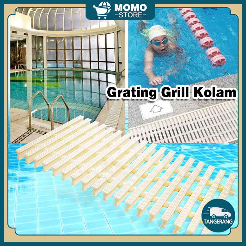 GRATING GRILL KOLAM RENANG NON -SLIP GRATING KOLAM RENANG / GRILL KOLAM RENANG 25 CM KAKI 3