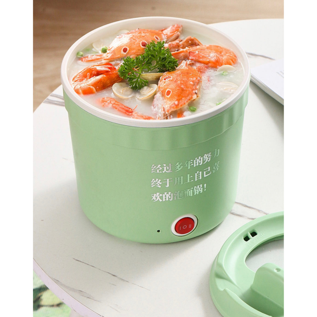 TBOSS Panci Listrik Multifungsi 1L Anti Lengket Hemat Listrik 450W Electric Pan Cooking Panci Elektrik 4 Warna