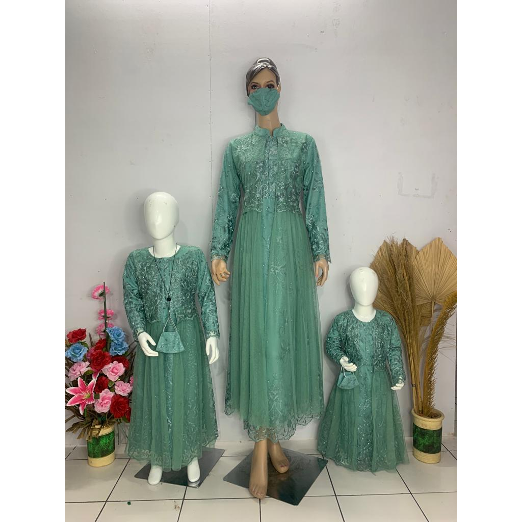 Gamis brukat muslimah / Gamis terbaru / Gamis sayap / gamis terlaris / gamis fashion muslimah / Gamis busui / pakaiab muslimah wanita / ukuran jumbo 3XL ld 130